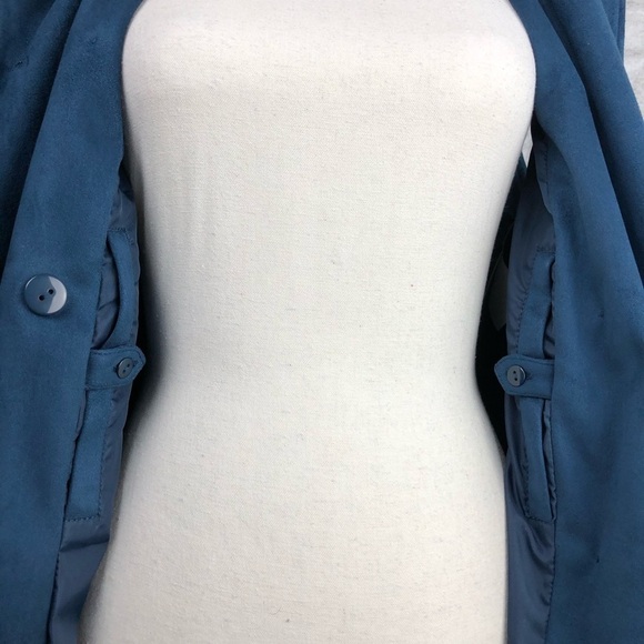 NWT Design Lab Suede Military Vest - Picture 2 of 3